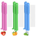 18 Pcs Chewable Essential Oil Breath Stick, Chewable Breather Sticks, Improve Pen Biting, Small Size for Portable Use, Suitable for Carrying Around