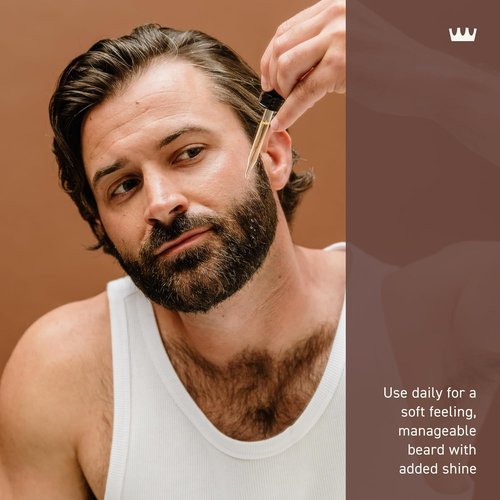 Cremo Beard Oil - Revitalizing Casked Vanilla | 1 Fl Oz for Softening and Moisturizing Beards