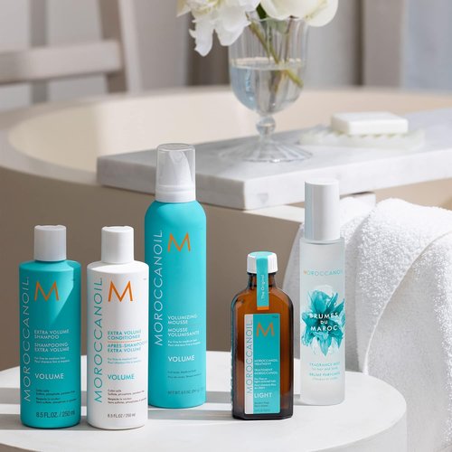 Moroccanoil Extra Volume Shampoo & Conditioner Bundle - 8.5 Fl. Oz Set for Full, Luscious Hair