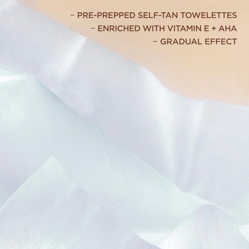 L'Oreal Paris Sublime Bronze Self-Tanning Towelettes - Streak-Free, Natural Look, 6 Count