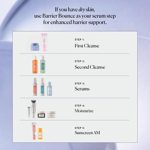 Naturium Barrier Bounce Serum, Plumps & Hydrates Face, Neck & Chest, Hydration Booster & Skin Care with Squalene & Ceramide Complex, 1.7 fl oz