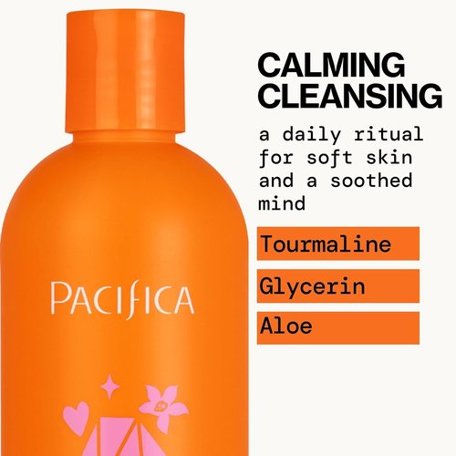 Pacifica Body Wash - Super Hydrating Orange Tourmaline Bath & Shower Gel | Clean, Vegan & Cruelty-Free