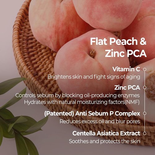 SKINFOOD Peach Cotton Tone Up Cream - Korean Tinted Moisturizer for Dewy & Matte Skin (1.69 fl. oz.)