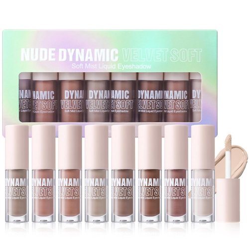 Erinde Liquid Eyeshadow - Matte Waterproof Cream Formula | 8 Buildable Colors for Long-Lasting Eye Makeup