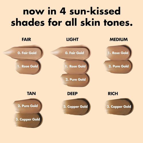 e.l.f. SKIN Bronzing Drops - Liquid Bronzer for Face & Skin | Sun-Kissed Glow, Vitamin E Infused, Vegan, Copper Gold