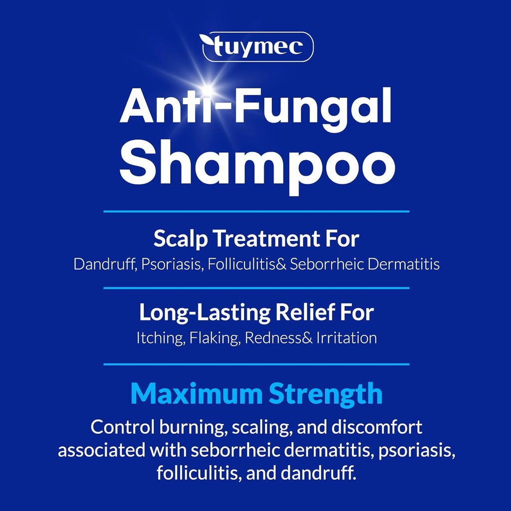 Tuymec Psoriasis Shampoo - Anti-Fungal & Anti-Dandruff Treatment for Men & Women | 300ML