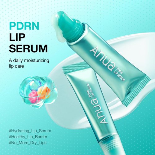 Anua PDRN Lip Serum - Long-Lasting Hydration for Dry Lips | Non-Sticky Moisturizing Formula, 0.33 fl. oz