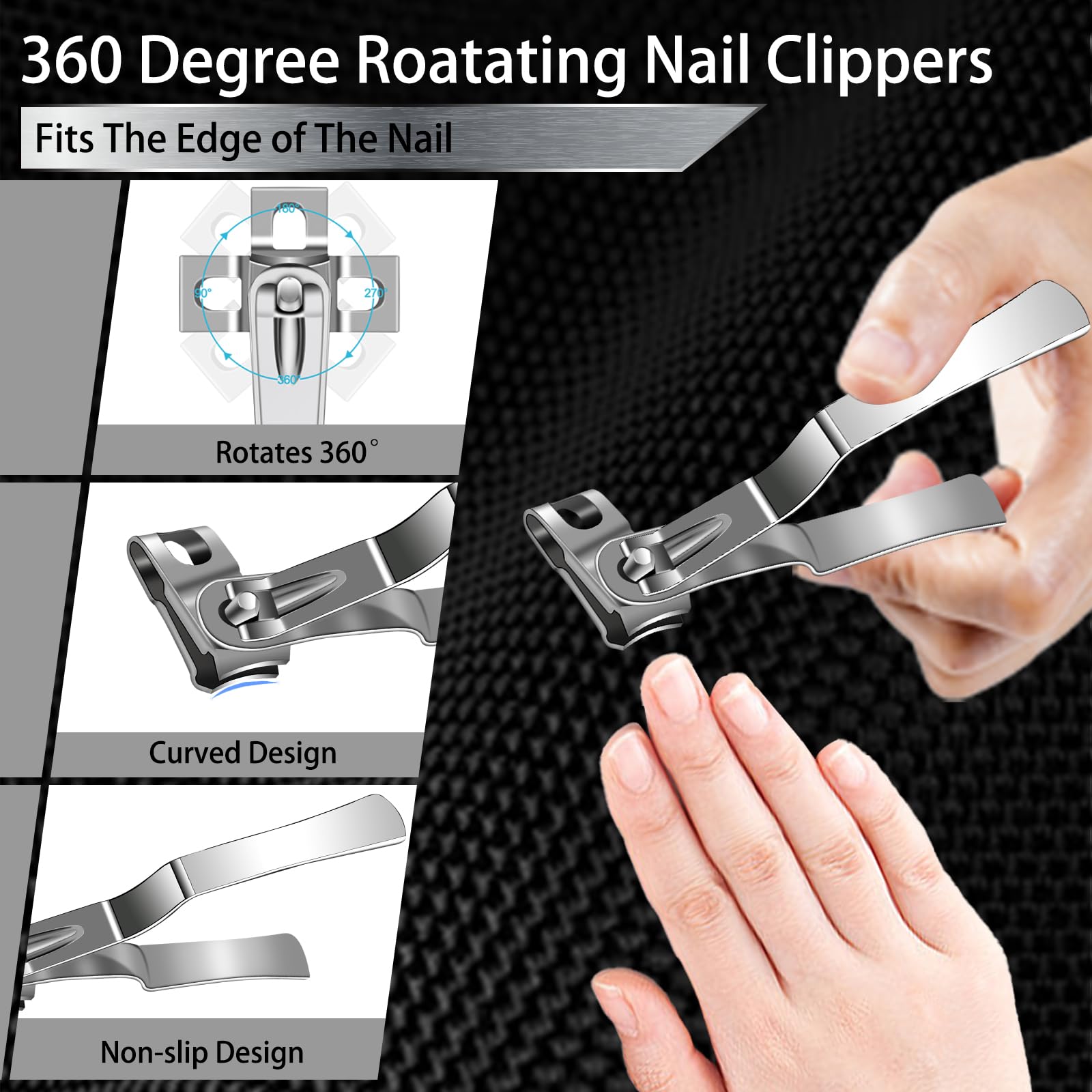 Werlla Werlla Toenail Clippers for Seniors Thick Toenails, Heavy Duty Toe Nail Clippers Adult Thick Nails Long Handle, Large Toenail Clippers for Thick Nails 8Pcs
