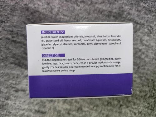 Chialing DeadMagnesium Cream - Natural Lavender Magnesium Lotion from The Dead Sea | 4 oz, Made in USA