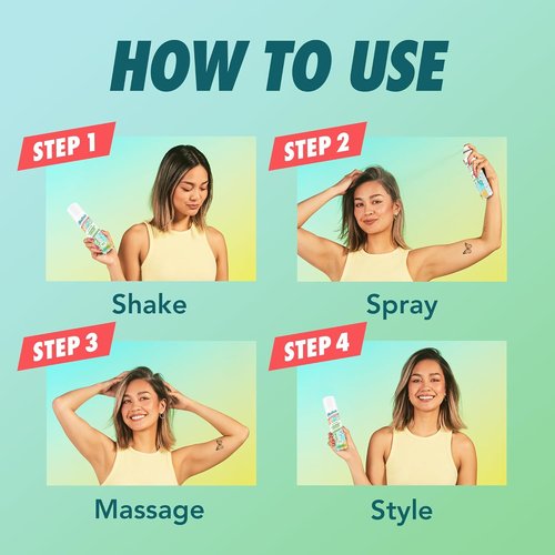 Batiste Dry Shampoo - Limited Edition Cucumber Cooler Scent | Refresh Hair & Absorb Oil, 3.81 Oz