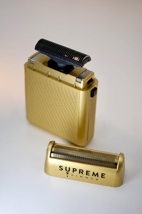Supreme Trimmer Solo Single Foil Shaver for Pocket | 150 Min Runtime Cordless use, Powerful USB-C Mini Travel Razor for Professional & Home use | STF101