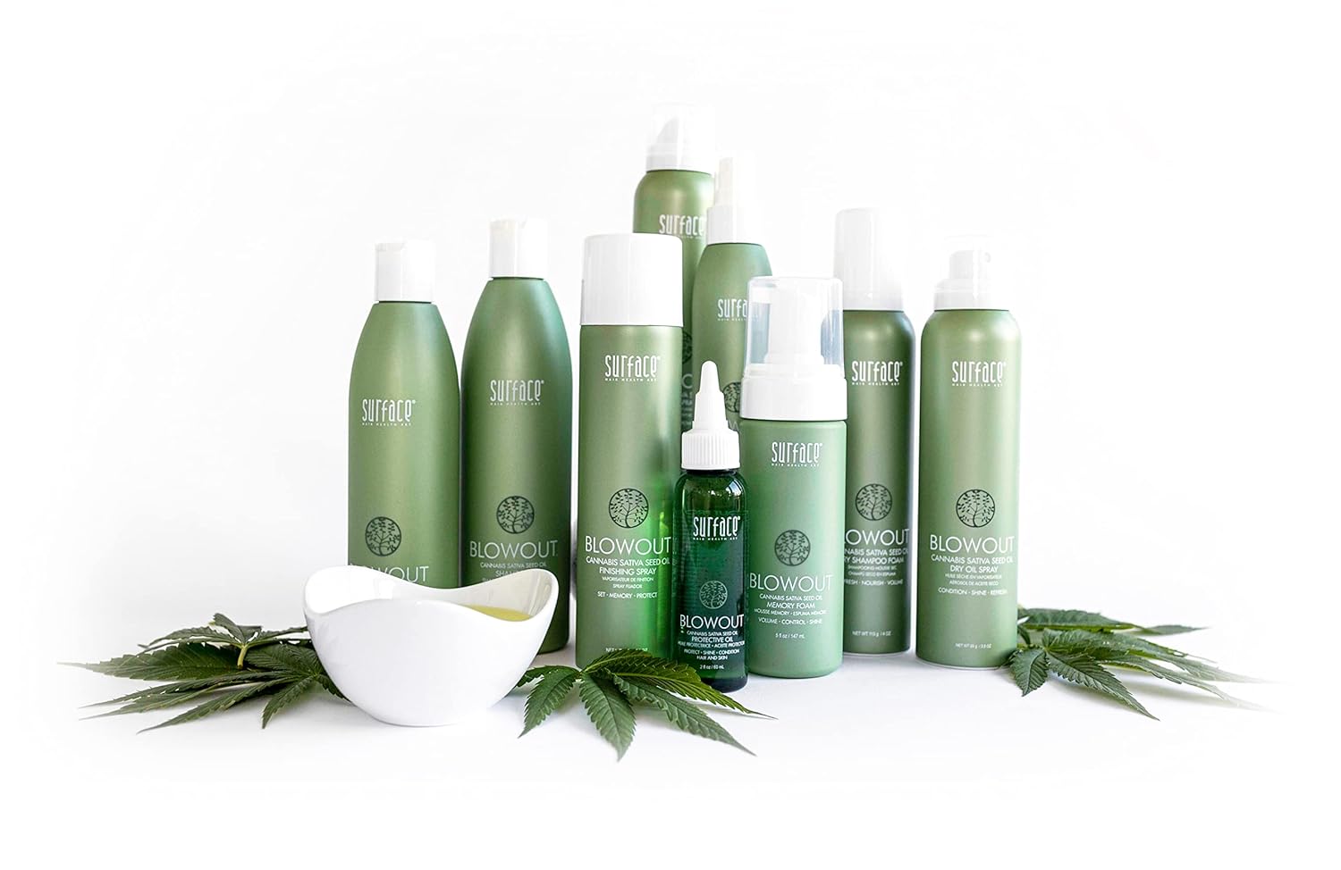 Surface Hair - Blowout Shampoo | Organic Heat-Resistant Formula with Babassu Oil for Lasting Results