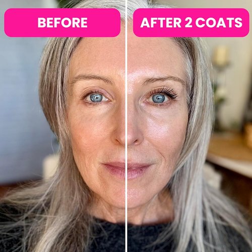 Prime Prometics PrimeLash Mascara for Older Women - Volumizing & Lengthening Formula | Hypoallergenic, Brown