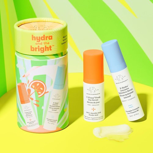 Drunk Elephant Hydra & Bright Duo - C-Firma (9 ml) & B-Hydra (8 ml) - Clean, Cruelty-Free Skincare