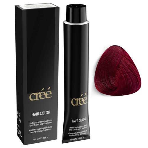 Cree Professional Permanent Hair Color - Extra Red Light Brown - Long-Lasting Gray Coverage | 100ml (3.4 fl. oz.)