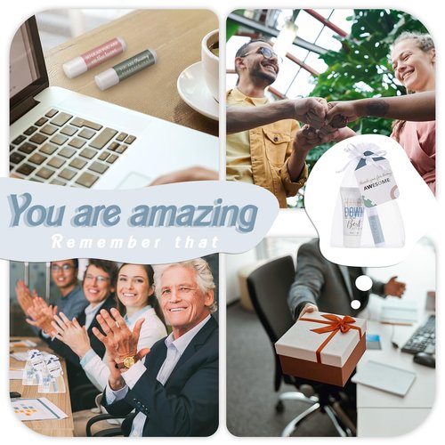 Heigble 20 Sets Thank You Gifts Bulk for Women Employee Appreciation Gifts Hand Cream and Lip Balm Set Inspirational Hand Lotion for Nurses Office Staff Female Coworker Team Volunteers Guests