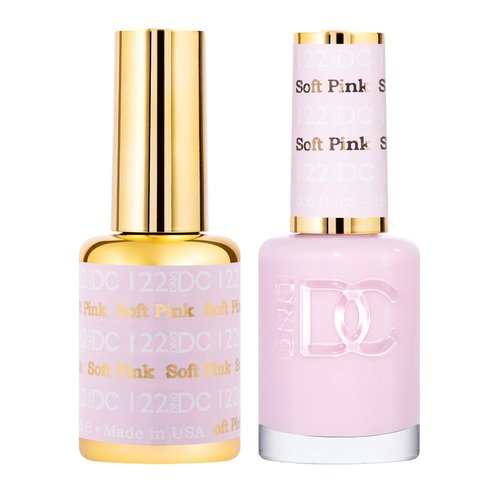 DND DC Gel Polish Set - Pink Collection | Chip-Free UV/LED Gel & Air Dry Nail Lacquer, 0.5 Fl Oz Each