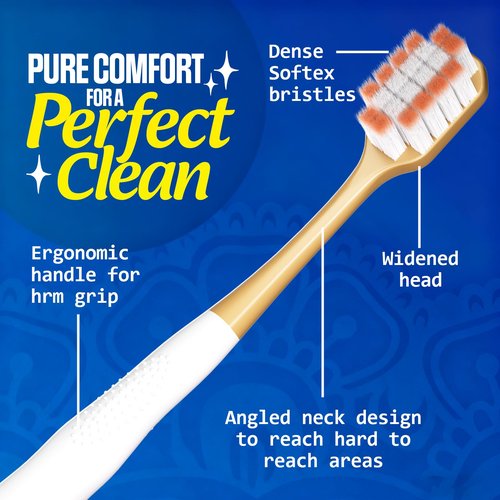 JBEIJIAN Extra Soft Toothbrush for Sensitive TeethWith ，10000 Bristles Nano Toothbrush Soft Bristles for Sensitive & Receding Gums, Perfect for Whiter Teeth, 6 Pack