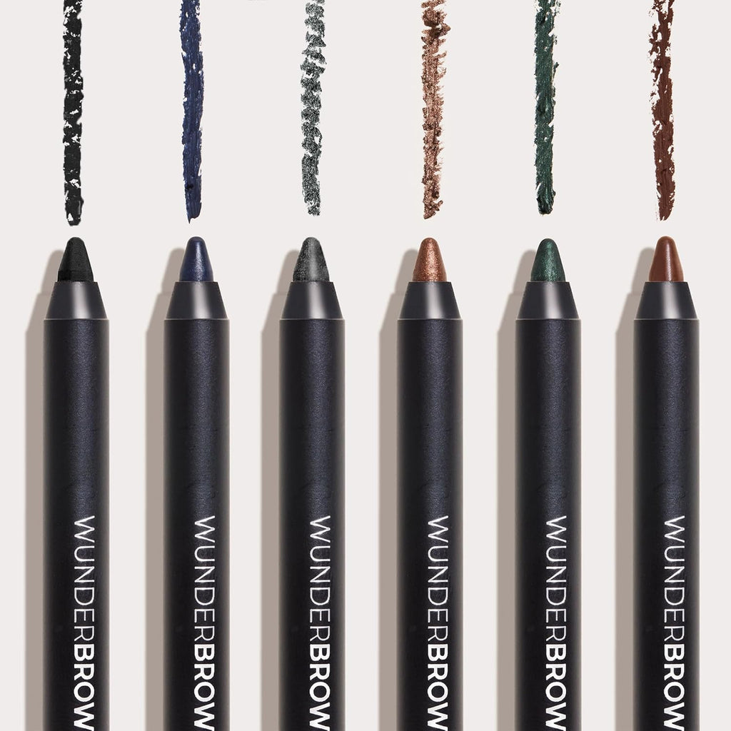 Wunderbrow Super Stay Eyeliner Pencil - Waterproof & Smudge-Proof | Emerald Lustre Shade