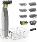 Philips Norelco OneBlade Guards Kit Plus - 6 Sizes (1–6mm) with Replacement Body Comb & Organizer Stand