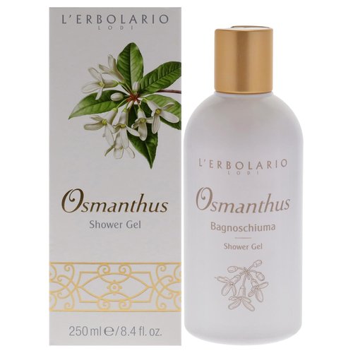 L'Erbolario Shower Gel - Moisturizing Floral Body Wash for Radiant Skin - Osmanthus - 8.4 oz