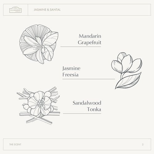 A LA MAISON Cleansing Shower Oil – Jasmine & Santal