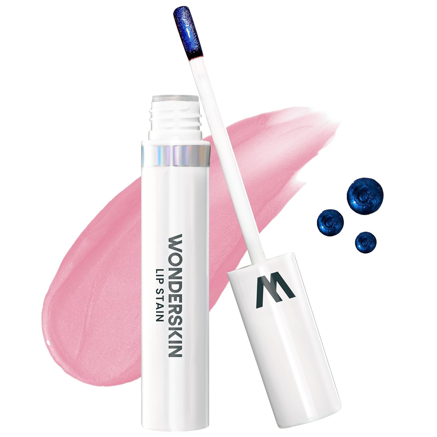 Wonderskin Wonder Blading Lip Stain Masque - Long-Lasting, Waterproof Pink Tint for Matte Finish