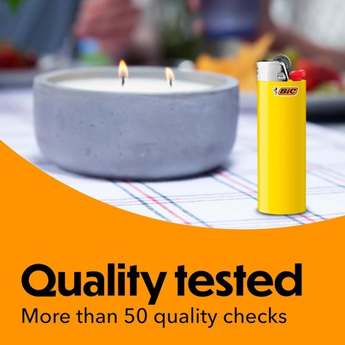 BIC Maxi Pocket Lighters - Dependable & Long-Lasting Assorted Colors | 10-Pack