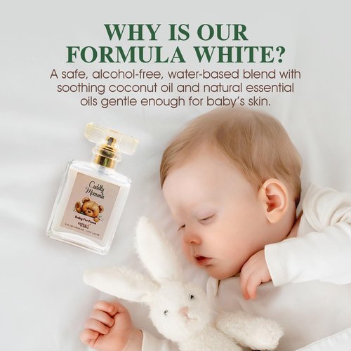 Nova Scents Baby Cologne - Alcohol Free, Hypoallergenic Floral Perfume for Babies | 1.7oz, 50ml - Cuddly Moments