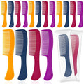 Combs Bulk Individually Wrapped Pocket Travel Hair Combs for Women, Men and Kids, Bulk Comb for Homeless Hotel Shelter Home Charity(purple, raspberry, yellow, blue, Pack of 250)