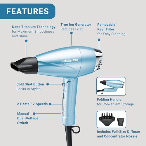 BaBylissPRO 1 1/4" Digital Ionic Flat Iron - Versatile Hair Straightener with Shorter Plates