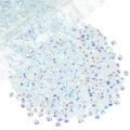 qiipii 18000PCS 3mm White AB Resin Rhinestones for Crafting Flatback Jelly Resin Rhinestones Bulk SS10 Non-Hotfix Stones Diamonds Crystals Gems for Nails Face Eyes Makeup Mugs Tumblers Cups DIY Crafts