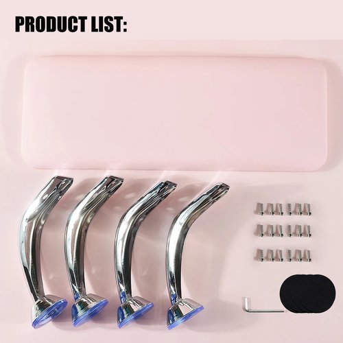 DONGYUNAI Arm Rest for Nails Tech, Big Manicure Hand Rest Nail Arm Rest Cushion Microfiber Leather Nail Cushion Technician Table Nail Art Accessories for Nails Toenails White