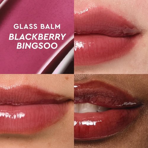 Glow Recipe Glass Balm Lip Treatment - 12Hr Hydrating Balm with Hyaluronic Acid for Smooth, Plump Lips - Sheer Berry Tint (15 ml)