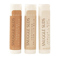 Snuggle Suds Grass-Fed Beef Tallow Lip Balm 3-Pack (0.15 oz Each) - Jojoba & Squalane Oils, Beeswax, Vitamin E, Chamomile & Calendula Infused - Ultra-Hydrating Lip Moisturizer - Variety