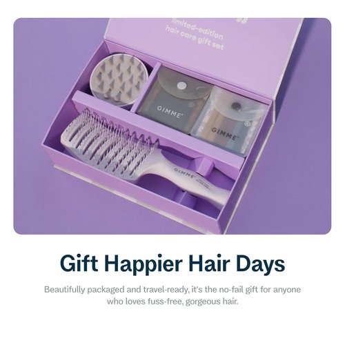 Gimme Beauty Magic Is In The Hair Gift Box - All Hair Types Essentials - Includes Hair Bands & Brushes