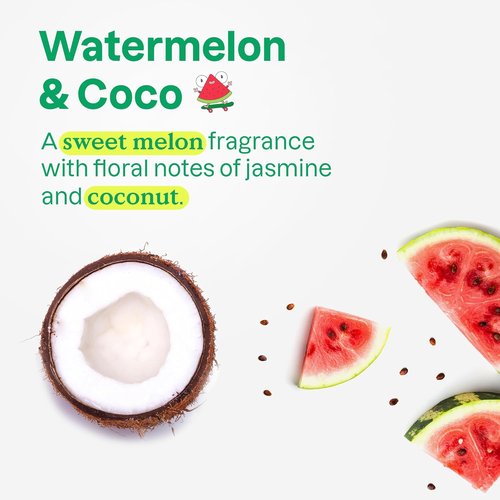 ATTITUDE Natural Conditioner for Kids - Hypoallergenic & Vegan | Watermelon & Coco, 8 Fl Oz