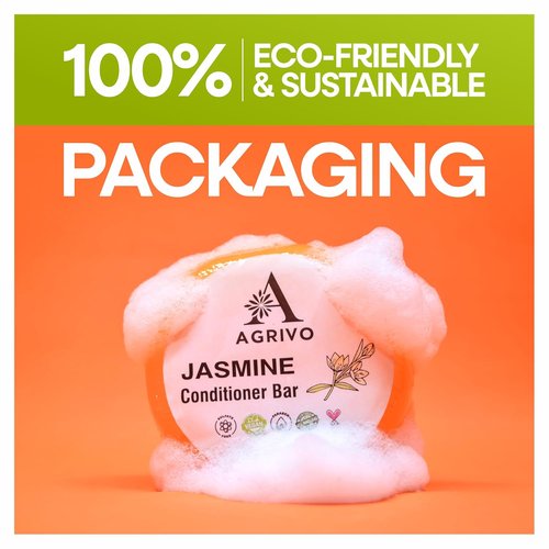 Skiennix Jasmine Shampoo & Conditioner Bar - Strengthen & Volumize All Hair Types | 2.12 oz Natural Ingredients