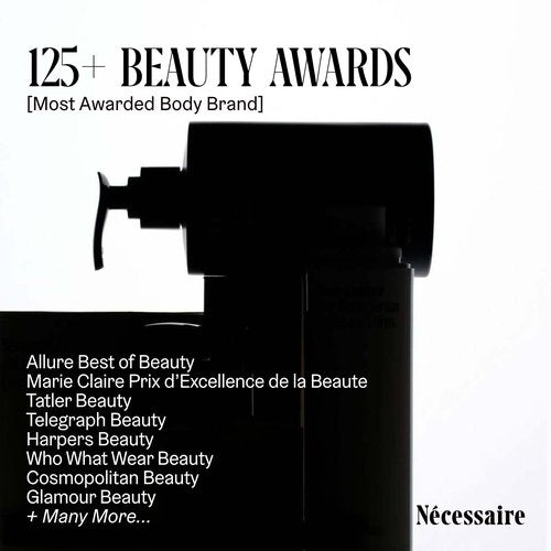 Nécessaire The Body Lotion. Fragrance-Free. Multi-Peptide Firming Lotion to Moisturize, Firm, Strengthen. 2.5% Niacinamide, Vitamin C/E + Omega 6/9. 2.4 fl oz