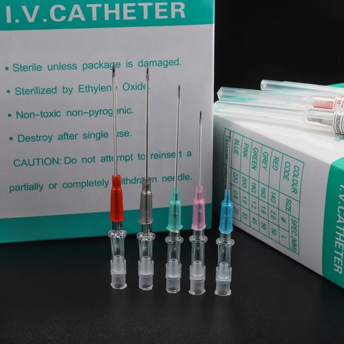 Prgislew Catheter Piercing 50Pcs - 22G Catheter Piercing Tool Ear Nose Piercing Hollow for Lip Tongue Belly Nipple Cartilage Ear Nose Piercing Kit Piercing Tools