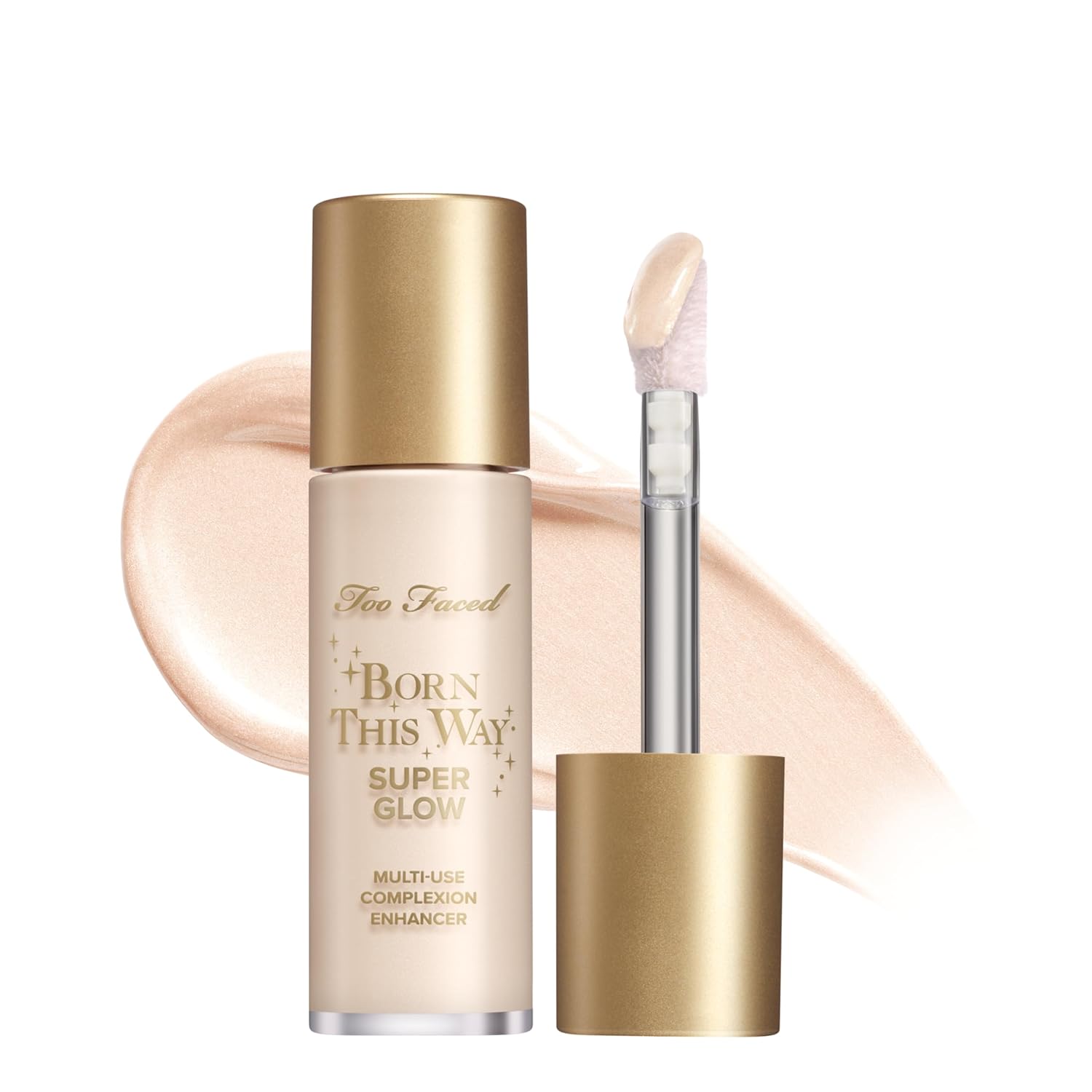 Too Faced Born This Way Super Glow Enhancer - Hydrating Gel for Radiant, Illuminated Skin | Non-Greasy & Blendable