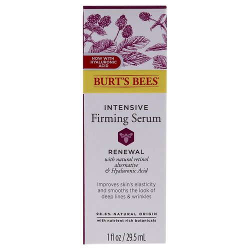 Burt's Bees Renewal Intensive Firming Serum - Natural Bakuchiol Retinol Alternative | 1 Ounce