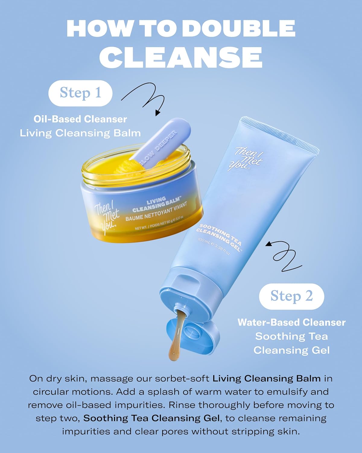 Then I Met You Living Cleansing Balm - Gentle Makeup Remover & Face Cleanser | Vegan Korean Skincare
