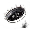 Lashify Star Burst 12mm Gossamer DIY Eyelash Extensions Refill, The Ultimate Multi-Length Multi Layered Lash, Black, Easy False Lashes