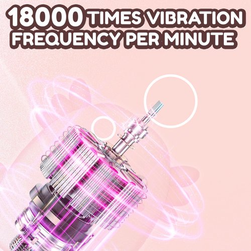 PVOGRT Kids Electric U Shaped Toothbrush - Axolotl Kids Sonic Toothbrush with 6 Brush Head Automatic 6 Cleaning Modes Full Mouth Cleaning-Pink