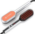 Skiennix Ionic Hair Straightener Brush - Fast Heating Comb for Thick Curly Hair | Anti-Scald, 250°F-450°F