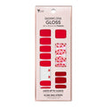 Dashing Diva Gloss Gel Strips - Girl Crush | UV Free, Chip Resistant, Long Lasting | 32 Wraps, 1 Prep Pad, 1 Nail File