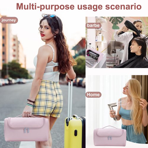 Case For Sharks Flex Style - Travel Case Compatible With Airwrap, PU Storage Bag For Hair Tools, Portable Travel Organizer Airwrap Stylist