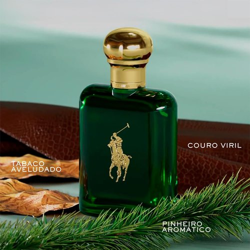 Ralph Lauren Fragrances Polo - Men's Eau de Toilette - Woody & Spicy Cologne with Pine, Patchouli, Leather & Tobacco