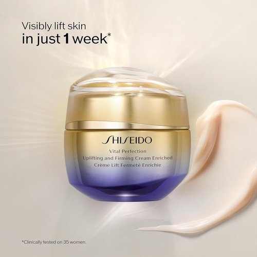 Shiseido Vital Perfection Uplifting Cream - Anti-Aging Moisturizer for Very Dry Skin | Visibly Lifts & Firms